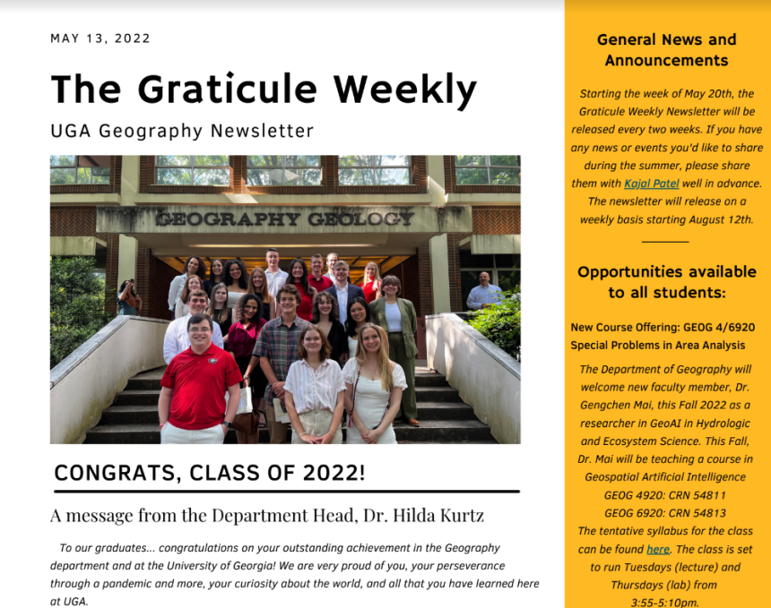 Graticule Weekly 1