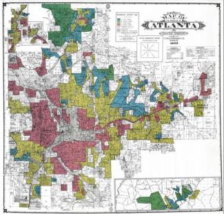 The “City Survey Program”—instituted by the US federal government in partnership with the real-estate industry during the mid-1930s to map and grade thousands of neighborhoods in over 200 cities across the country.